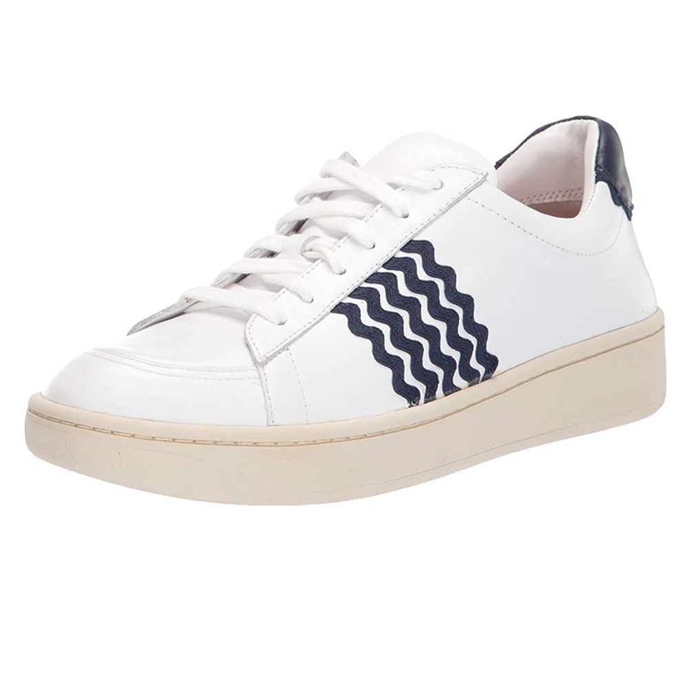 Loeffler Randall Elliot Sneakers in Blue and White, Size 8